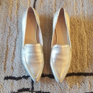 Ivanka Trump Gold Loafers